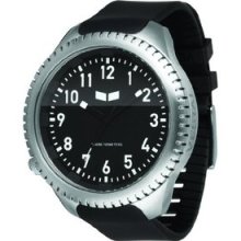 Men's UTL001 Utilitarian Silver With Black Polyurethane