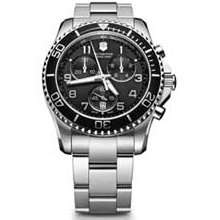 Men's Victorinox Swiss Army Maverick GS Chronograph Watch with Black