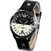 Messerschmitt 24 hour Watch with a Glow in the Dark Dial ME108DR-24