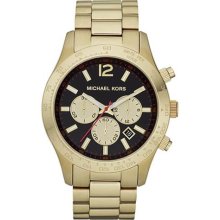 Michael Kors MK8246 Gold Tone Stainless Steel Case and Bracelet