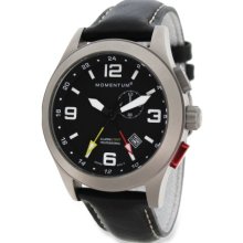 Momentum Vortech Gmt Watch Mens, Black