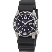 Momentum Women's 1M-Dv51b1 M50 Dss Black Dial Black Rubber Dive Watch