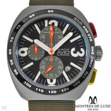 MONTRES DE LUXE MILANO AVIO Chronograph Men's Watch