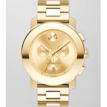 Movado Bold 43.5mm Bold Chronograph Watch, Golden