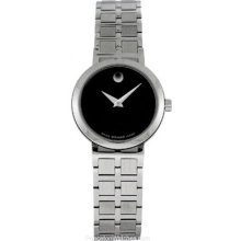 Movado Ladies' Modo - Stainless - Black Museum Dial 0605743