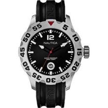 Nautica BDF 100 N14600G Men's Black Resin Watch