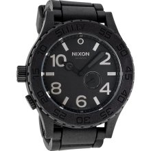Nixon 51-30 Black Rubber Mens Watch A236000