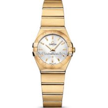 Omega Constellation Brushed Quartz 24mm Ladies Watch 12350246002002