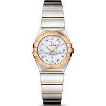 Omega Constellation Polished Quartz 24mm Ladies Watch 12320246055004