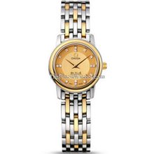 Omega De Ville Prestige Quartz 22mm Ladies Watch 43701600