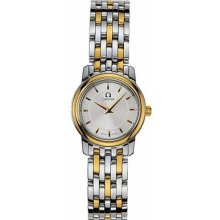 Omega Ladies De Ville Prestige Quartz (gold & Ss)