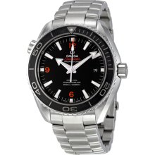 Omega Plant Ocean Big Size Black Dial Automatic Stainless Steel Mens Watch 23230462101003