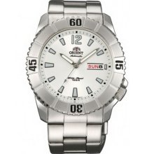 Orient EM7D005W Men's Hammerhead Sporty White Dial Stainless Steel Aut