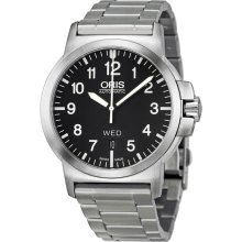 Oris BC3 Black Dial Stainless Steel Mens Watch 735-7641-4164MB