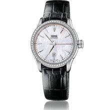 Oris Men's Artelier Mother Of Pearl Dial Watch 561-7604-4956-07-5-16-71FC