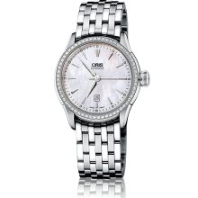 Oris Men's Artelier Mother Of Pearl Dial Watch 561-7604-4956-07-8-16-73