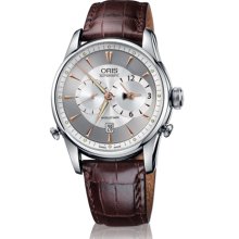 Oris Men's Artelier Silver Dial Watch 690-7581-4051-07-5-22-70FC