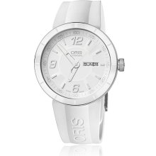 Oris Men's TT1 White Dial Watch 735-7651-4166-07-4-25-07