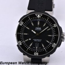 Oris Pro Diver Black Dial Titanium / Rubber