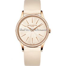 Patek Philippe Ladies Calatrava Diamond Watch 4897R