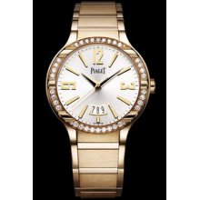 Piaget Polo 40mm Pink Gold Diamond Watch G0A36023