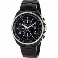 Police Men's Navy Watch Mf 12777Jsbs/02Ma With Black Dial