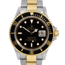 Pre-owned Rolex Men's Two-tone Submariner Watch (Watch)