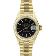 Pre-owned Rolex 'President' Gold Watch