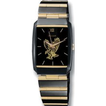 Pulsar Men's Nighfall Dress Watch Black Dial Golden Eagle PXT303GE