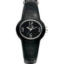 QM731.99.01 Mango Ladies Bango Black Dial With Ceramic Plastic Case Wa...