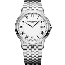 Raymond Weil Men's Tradition White Dial Watch 5466-ST-00300