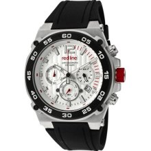 Red Line Men's 'Activator' Black Silicone Watch ...