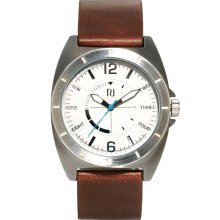 River Island Oily Strap Watch Tan