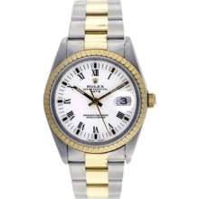 Rolex Date Men's Watch 15223 White dial