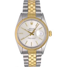 Rolex Datejust 2-Tone Steel & Gold Men's Watch 16013