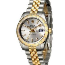 Rolex Datejust 31mm Two-Tone 24 Diamond Ladies Watch 178343