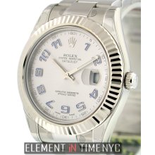 Rolex Datejust II 41mm Silver Arabic Dial