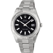 Rolex Datejust II Mens Self Winding Watch 116334BKSO