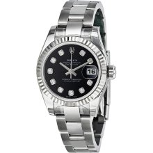 Rolex Datejust Ladies Automatic Watch 179174BKDO