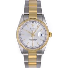 Rolex Datejust Men's 2-Tone Steel & Gold Watch 16233