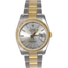 Rolex Datejust Men's 2-Tone Steel & Gold Watch 116233