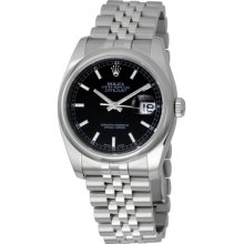 Rolex Datejust Mens 31 Jewels Automatic Watch 116200BKSJ