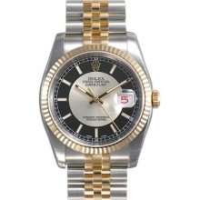 Rolex Datejust Mens 31 Jewels Automatic Watch 116233-SBKSJ