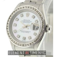 Rolex Datejust MOP Dial Custom Diamonds