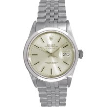 Rolex Datejust Stainless Steel Men's Watch 16200 Silver Dial