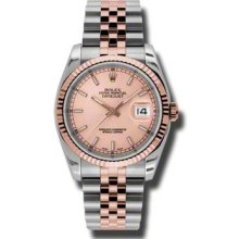 Rolex Everose Datejust 116231 CHRJ MEN'S WATCH