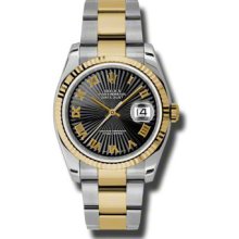 Rolex Oyster Perpetual Datejust 116233 bkjro MEN'S WATCH