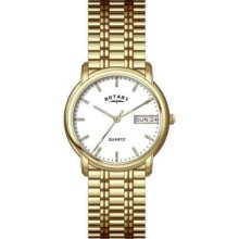 Rotary Gold Plated GB02764/08 Watch