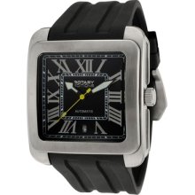 Rotary Watches Men's Editions Automatic IP Case Rectangle Watch