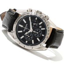 Rudiger Men's Dresden Quartz Chronograph Leather Strap Watch